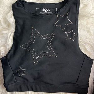 SoulCycle Star Studded Bra
